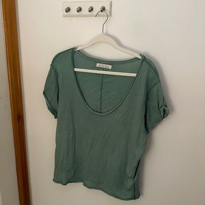 Free People Dylan Scoop Neck Knit Top